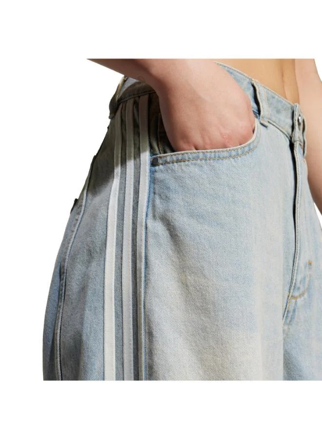 adidas Originals  Adilenium Season 3 Banana Fitted Washed Denim Joggers for Women | Best Price UAE